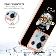 For Xiaomi Redmi Note 13 Pro 5G Global Electroplating Marble Dual-side IMD Phone Case(Natural Growth)