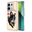 For Xiaomi Redmi Note 13 Pro 5G Global Electroplating Marble Dual-side IMD Phone Case(Lucky Dog) - Note 13 Pro Cases by PMC TechLife | Online Shopping South Africa | PMC TechLife | Buy Now Pay Later Mobicred