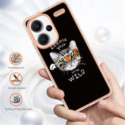 For Xiaomi Redmi Note 13 Pro+ 5G Electroplating Marble Dual-side IMD Phone Case(Natural Growth)