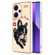 For Xiaomi Redmi Note 13 Pro+ 5G Electroplating Marble Dual-side IMD Phone Case(Lucky Dog) - Note 13 Pro+ Cases by PMC TechLife | Online Shopping South Africa | PMC TechLife | Buy Now Pay Later Mobicred
