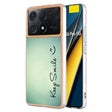 For Xiaomi Poco X6 Pro / Redmi K70E Electroplating Marble Dual-side IMD Phone Case(Smile) - free shipping - PMC TechLife - Order now!