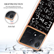 For Xiaomi Poco X6 Pro / Redmi K70E Electroplating Marble Dual-side IMD Phone Case(Equation)