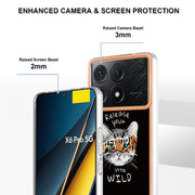 For Xiaomi Poco X6 Pro / Redmi K70E Electroplating Marble Dual-side IMD Phone Case(Natural Growth)