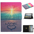 For Amazon Kindle Fire Max 11 Colored Drawing Smart Leather Tablet Case(Sunrise) - Amazon by PMC TechLife | Online Shopping South Africa | PMC TechLife | Buy Now Pay Later Mobicred