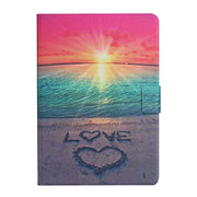 For Amazon Kindle Fire Max 11 Colored Drawing Smart Leather Tablet Case(Sunrise)