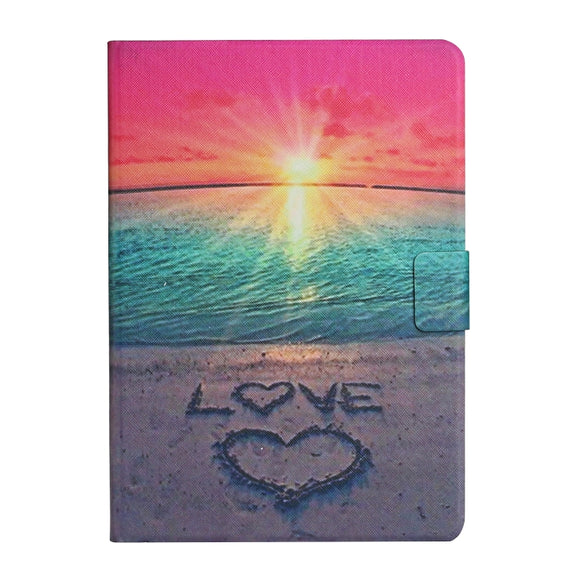 For Amazon Kindle Fire Max 11 Colored Drawing Smart Leather Tablet Case(Sunrise)