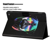 For Amazon Kindle Fire Max 11 Colored Drawing Smart Leather Tablet Case(Eye Dog)