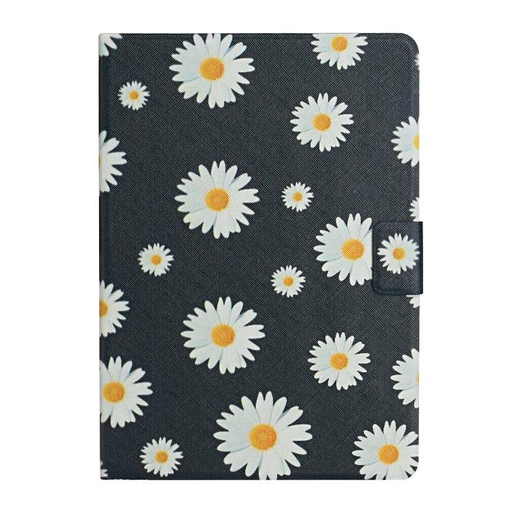 For Amazon Kindle Fire Max 11 Colored Drawing Flower Smart Leather Tablet Case(Little Daisy)