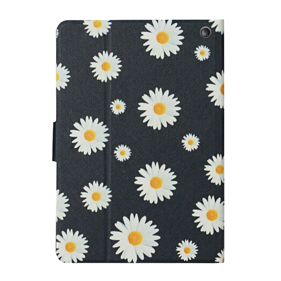For Amazon Kindle Fire Max 11 Colored Drawing Flower Smart Leather Tablet Case(Little Daisy)