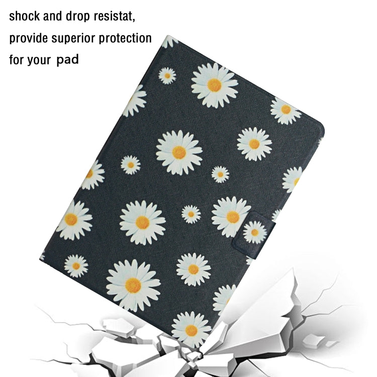 For Amazon Kindle Fire Max 11 Colored Drawing Flower Smart Leather Tablet Case(Little Daisy)
