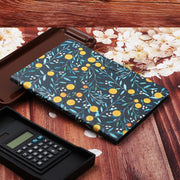 For Amazon Kindle Fire Max 11 Colored Drawing Flower Smart Leather Tablet Case(Yellow Fruit)