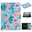 For Amazon Kindle Fire Max 11 Colored Drawing Flower Smart Leather Tablet Case(Pink Flower) - Amazon by PMC TechLife | Online Shopping South Africa | PMC TechLife | Buy Now Pay Later Mobicred