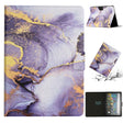 For Amazon Kindle Fire Max 11 Colored Drawing Marble Smart Leather Tablet Case(Purple Marble) - free shipping - PMC TechLife - Order now!