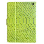 For Amazon Kindle Fire Max 11 Crocodile Texture Smart Leather Tablet Case(Green)