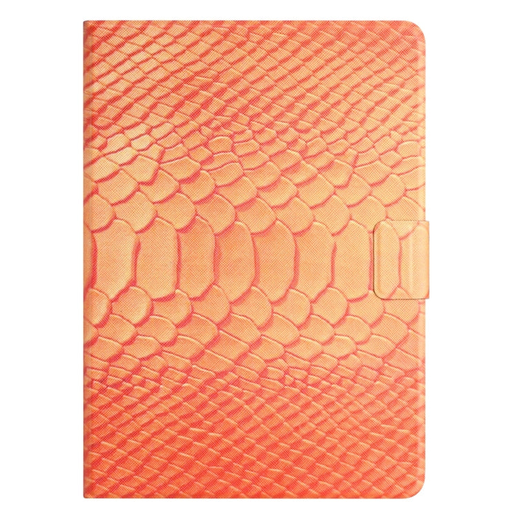 For Amazon Kindle Fire Max 11 Crocodile Texture Smart Leather Tablet Case(Orange)