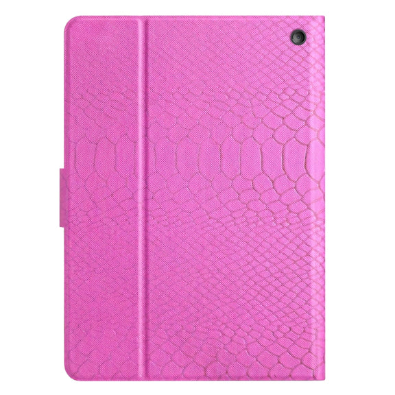 For Amazon Kindle Fire Max 11 Crocodile Texture Smart Leather Tablet Case(Rose Red)