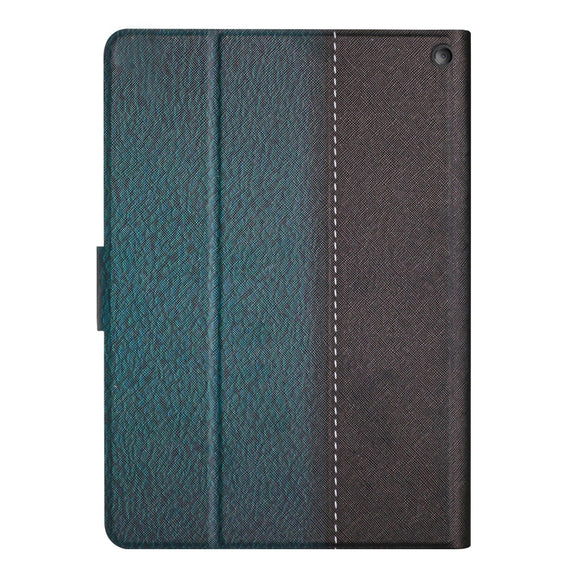 For Amazon Kindle Fire Max 11 Solid Color Stitching Smart Leather Tablet Case(Green)