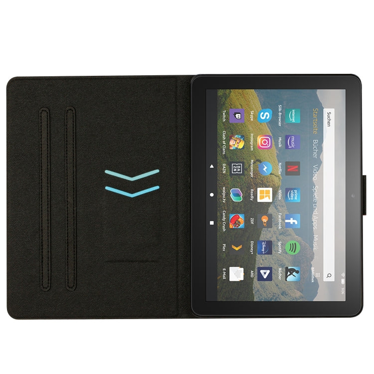 For Amazon Kindle Fire Max 11 Solid Color Stitching Smart Leather Tablet Case(Orange)