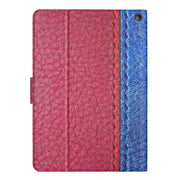 For Amazon Kindle Fire Max 11 Solid Color Stitching Smart Leather Tablet Case(Rose Red)