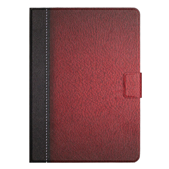 For Amazon Kindle Fire Max 11 Solid Color Stitching Smart Leather Tablet Case(Red)