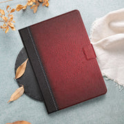 For Amazon Kindle Fire Max 11 Solid Color Stitching Smart Leather Tablet Case(Red)