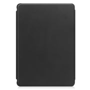 For Samsung Galaxy Tab A9+ 360 Rotation Transparent Smart Leather Case with Keyboard(Black)