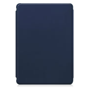 For Samsung Galaxy Tab S9+ 360 Rotation Transparent Smart Leather Case(Dark Blue)