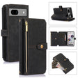 For Google Pixel 7a Dream 9-Card Wallet Zipper Bag Leather Phone Case(Black) - Google Cases by PMC TechLife | Online Shopping South Africa | PMC TechLife | Buy Now Pay Later Mobicred