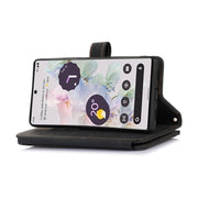 For Google Pixel 7a Dream 9-Card Wallet Zipper Bag Leather Phone Case(Black)