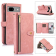 For Google Pixel 7a Dream 9-Card Wallet Zipper Bag Leather Phone Case(Pink) - Google Cases by PMC TechLife | Online Shopping South Africa | PMC TechLife | Buy Now Pay Later Mobicred