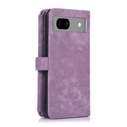 For Google Pixel 7a Dream 9-Card Wallet Zipper Bag Leather Phone Case(Purple)