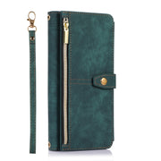 For Google Pixel 7 Pro Dream 9-Card Wallet Zipper Bag Leather Phone Case(Green)