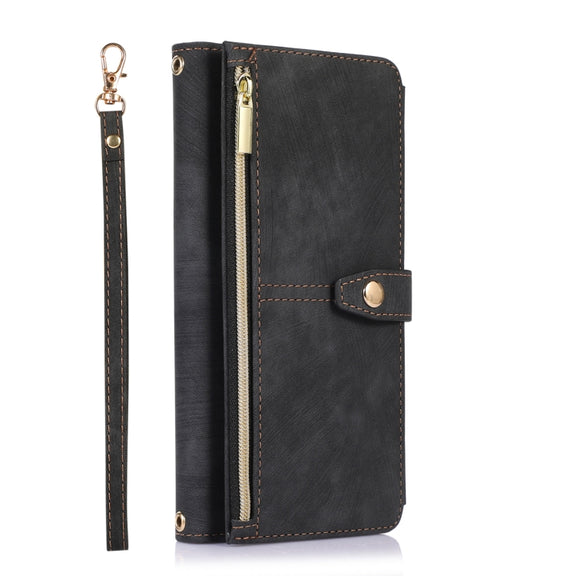 For Google Pixel 7 Pro Dream 9-Card Wallet Zipper Bag Leather Phone Case(Black)