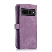 For Google Pixel 7 Pro Dream 9-Card Wallet Zipper Bag Leather Phone Case(Purple)