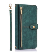 For Google Pixel 7 Dream 9-Card Wallet Zipper Bag Leather Phone Case(Green)