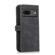 For Google Pixel 7 Dream 9-Card Wallet Zipper Bag Leather Phone Case(Black)