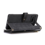 For Google Pixel 7 Dream 9-Card Wallet Zipper Bag Leather Phone Case(Black)