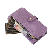 For Google Pixel 7 Dream 9-Card Wallet Zipper Bag Leather Phone Case(Purple)