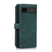 For Google Pixel 6a Dream 9-Card Wallet Zipper Bag Leather Phone Case(Green)