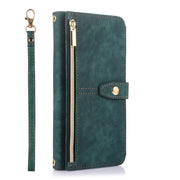 For Google Pixel 6 Dream 9-Card Wallet Zipper Bag Leather Phone Case(Green)