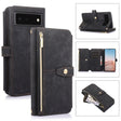 For Google Pixel 6 Dream 9-Card Wallet Zipper Bag Leather Phone Case(Black) - Google Cases by PMC TechLife | Online Shopping South Africa | PMC TechLife | Buy Now Pay Later Mobicred