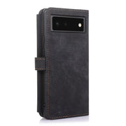 For Google Pixel 6 Dream 9-Card Wallet Zipper Bag Leather Phone Case(Black)