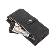 For Google Pixel 6 Dream 9-Card Wallet Zipper Bag Leather Phone Case(Black)