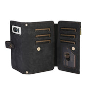For Google Pixel Fold Dream 9-Card Wallet Zipper Bag Leather Phone Case(Black)