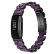 For Fitbit Inspire 3 Oval Resin Replacement Watch Band(Purple Light) - Watch Bands by PMc TechLife | Online Shopping South Africa | PMc TechLife | Buy Now Pay Later Mobicred