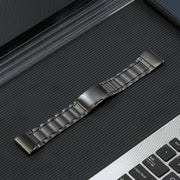 For Garmin Forerunner 965/955/945/935 22mm Quick Release Five Bead Titanium Steel Watch Band(Grey)