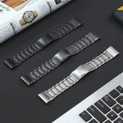 For Garmin Forerunner 965/955/945/935 22mm Quick Release Five Bead Titanium Steel Watch Band(Silver)