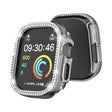 For Apple Watch Ultra 2 / Ultra 49mm Double Row Diamond Hollow PC Watch Case(Transparent) - free shipping - PMC TechLife - Order now!