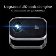 AUN A003 1280x720P 150 Lumens Same Screen Version Portable Home Theater LED HD Digital Projector, AU Plug(Grey)
