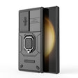 For Samsung Galaxy S24 Ultra 5G Sliding Camshield TPU + PC Shockproof Phone Case with Holder(Black) - Galaxy S24 Ultra 5G Cases by PMC TechLife | Online Shopping South Africa | PMC TechLife